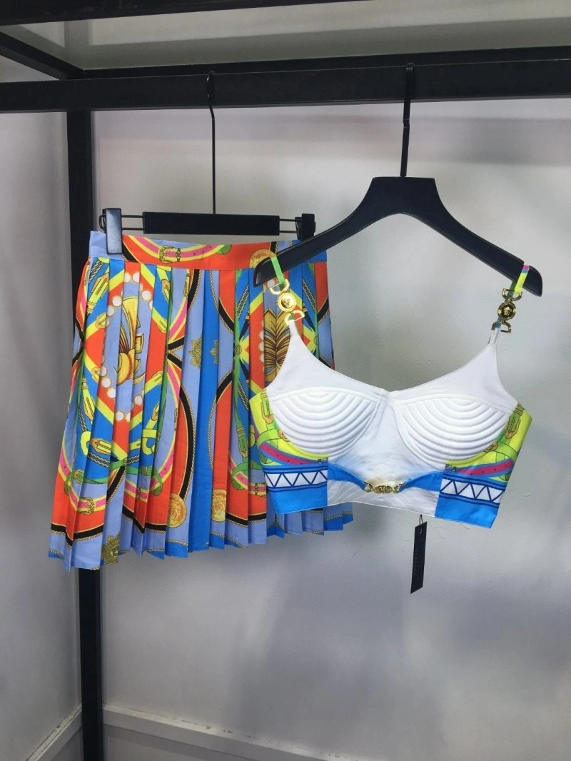 Colorful Versace Dress Suits 175049