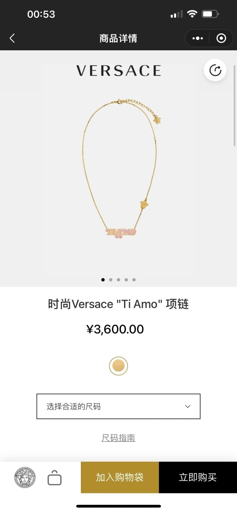 BestValue Versace Necklaces 209598