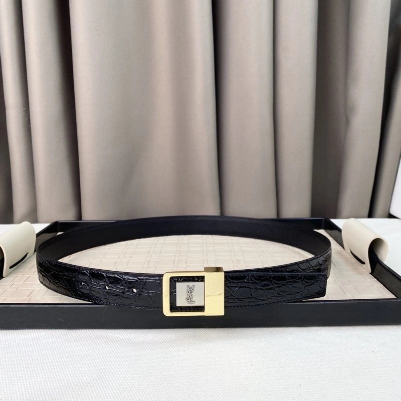 Sustainable YSL Belts 305760