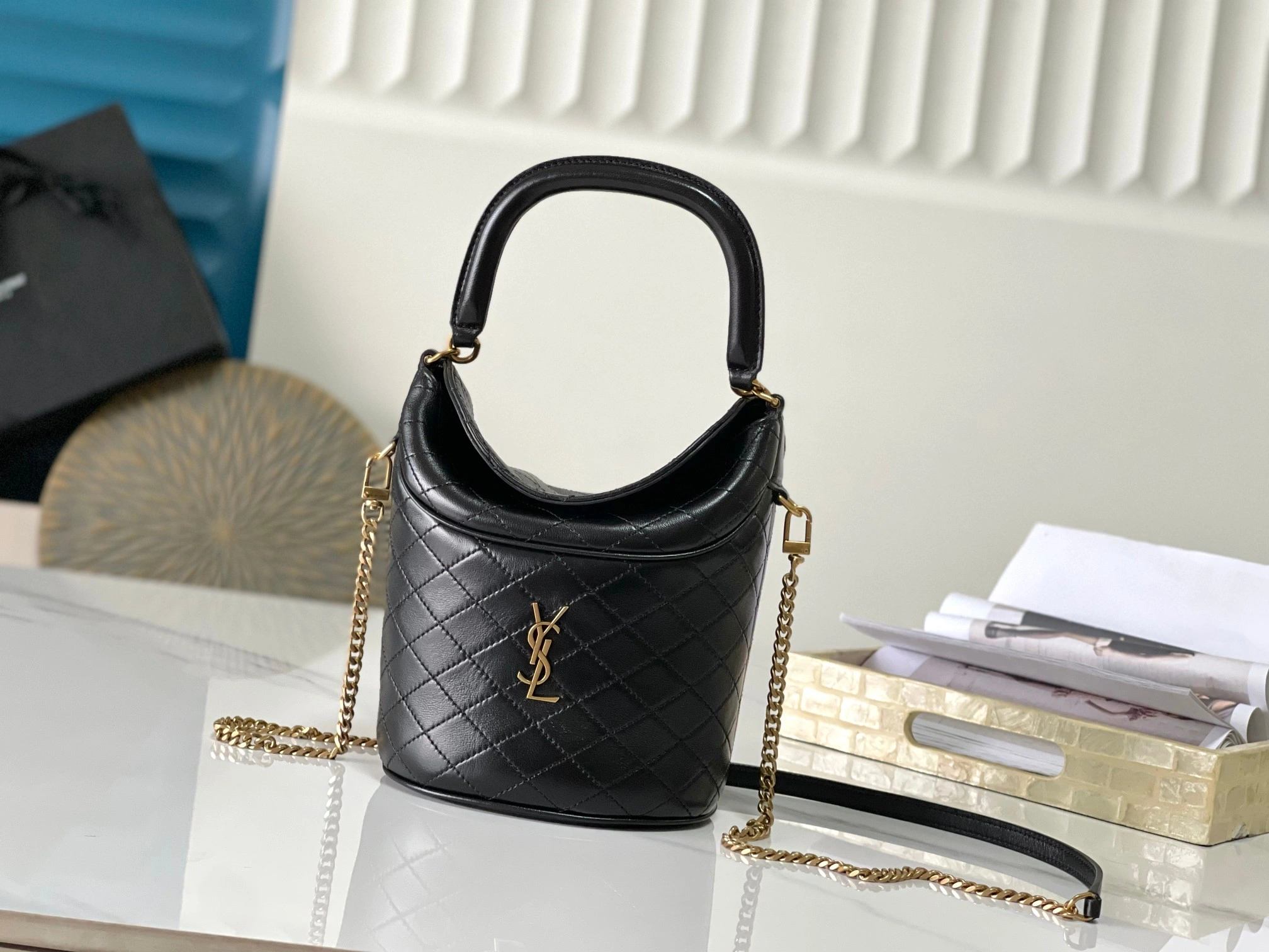 Compact YSL Bucket Bags 71798