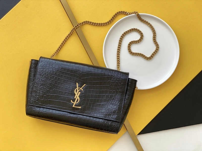 Stretchable YSL Satchel Bags 78154