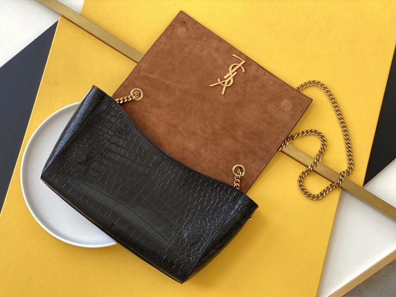 Stretchable YSL Satchel Bags 78154