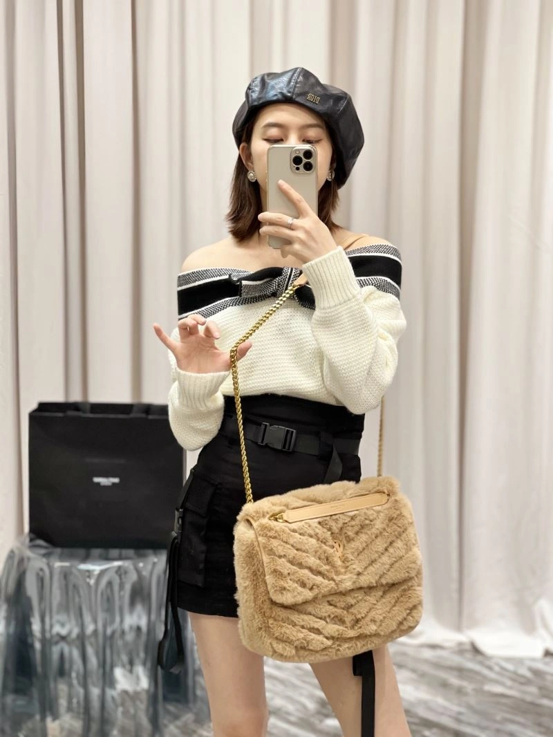Bright YSL Satchel Bags 62965