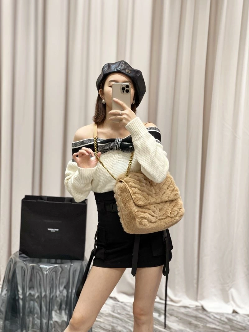 Bright YSL Satchel Bags 62965