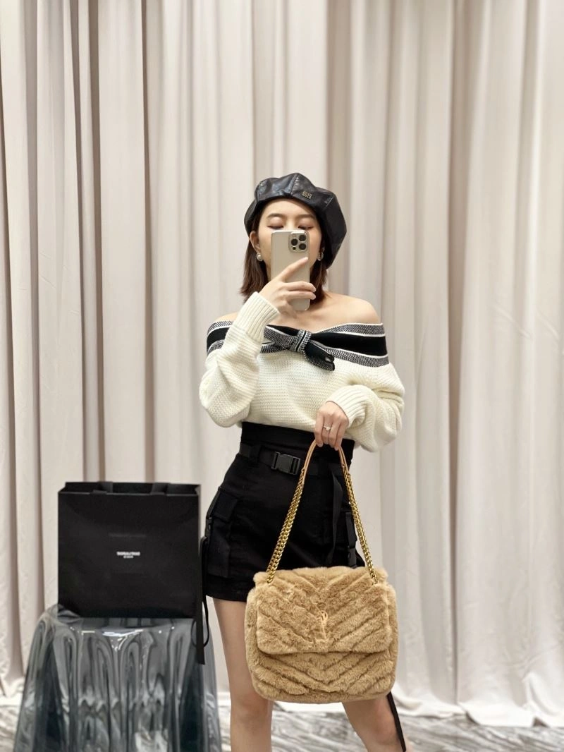 Bright YSL Satchel Bags 62965