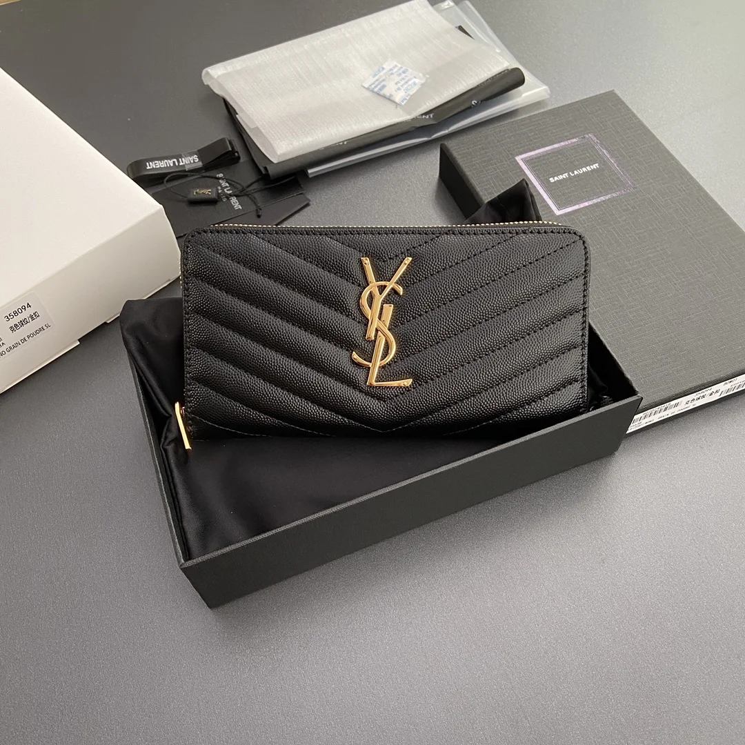 YSL Wallets Purse Functional 56176