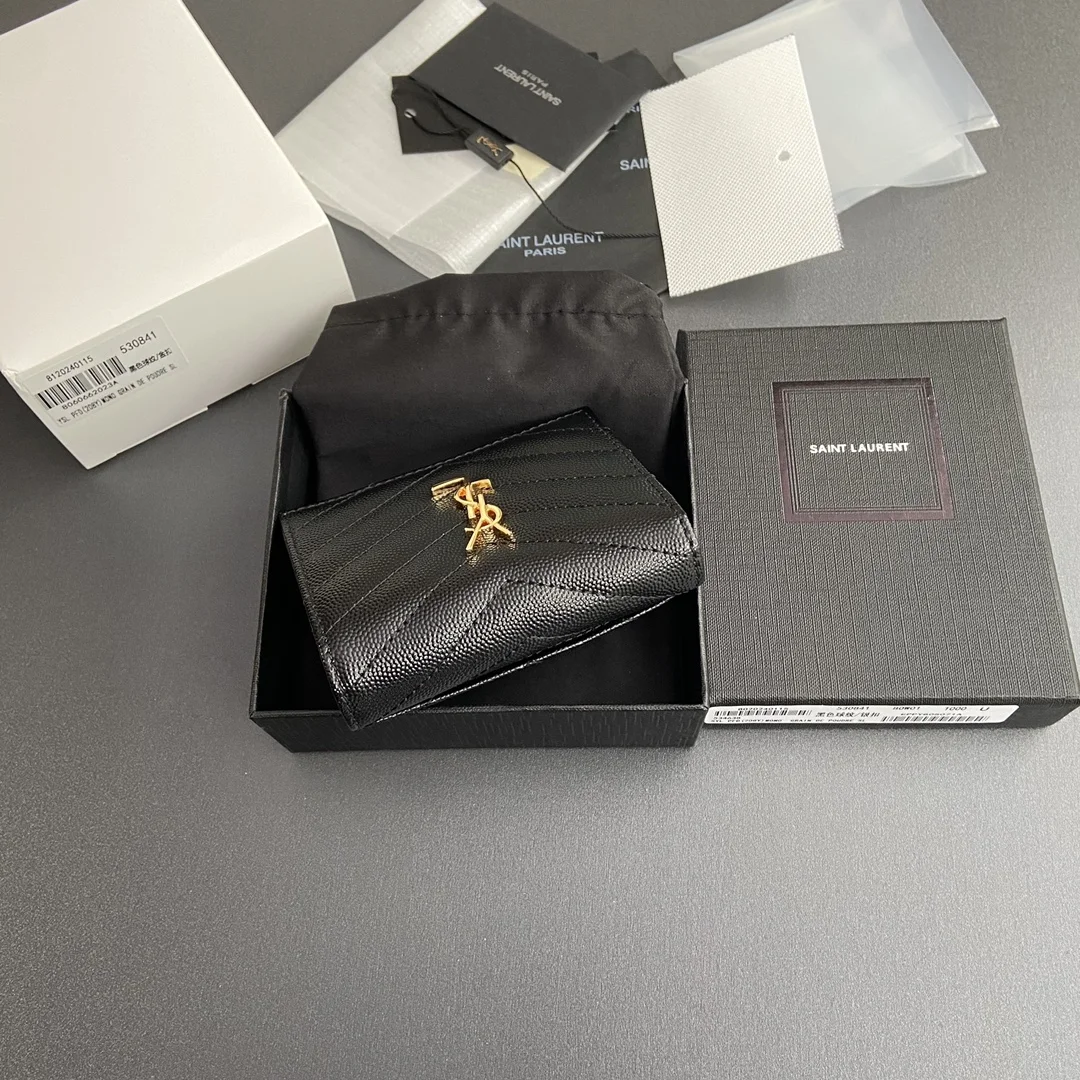 YSL Wallets Purse WaterResistant 56093