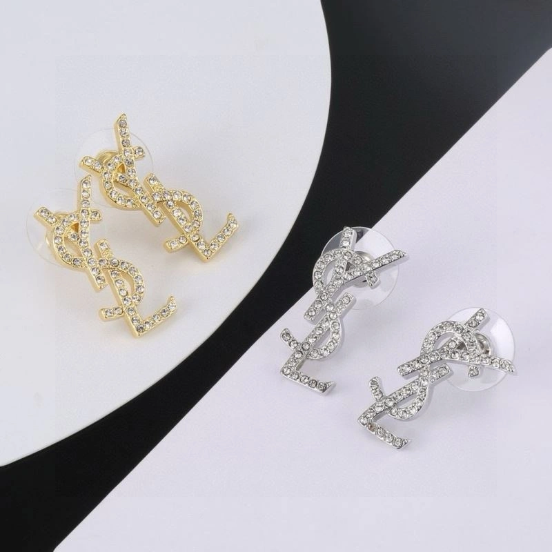 Ysl Earrings Elegant 210902