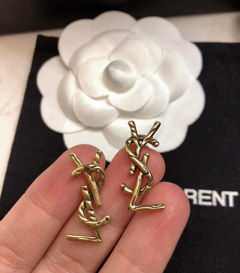 Ysl Earrings Stylish 208212