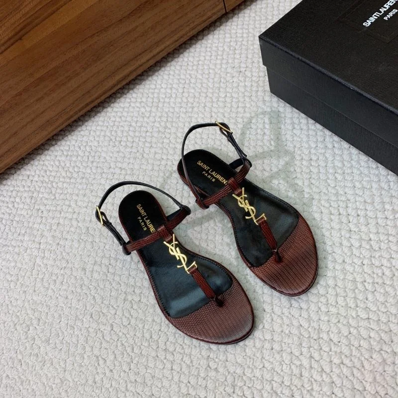 RelaxedFit Ysl Sandals 8636