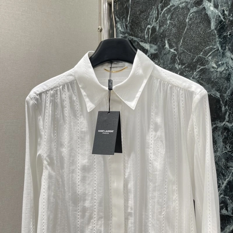 Ysl Shirts Breathable 153192