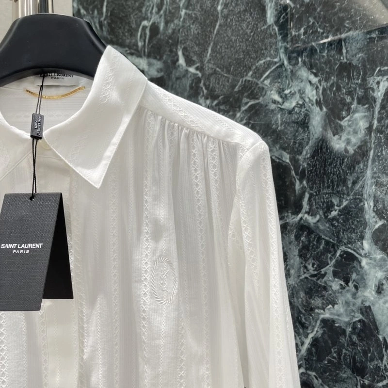 Ysl Shirts Breathable 153192