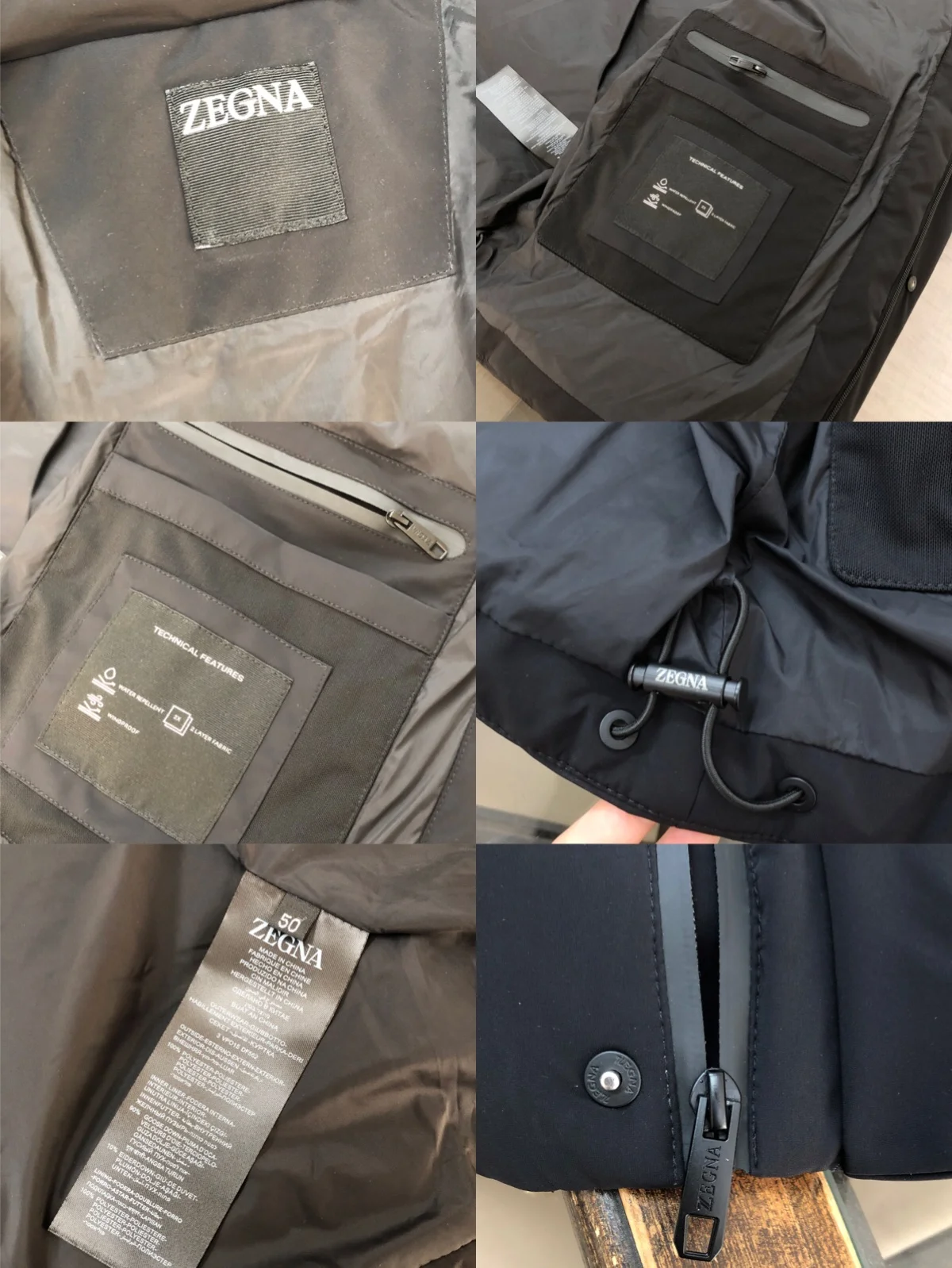 QuickDry Zegna Down Jackets 165113