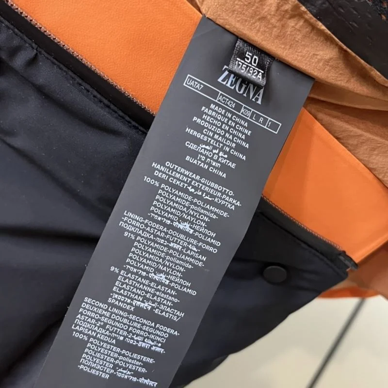 Zegna Down Jackets SunProtective 164880