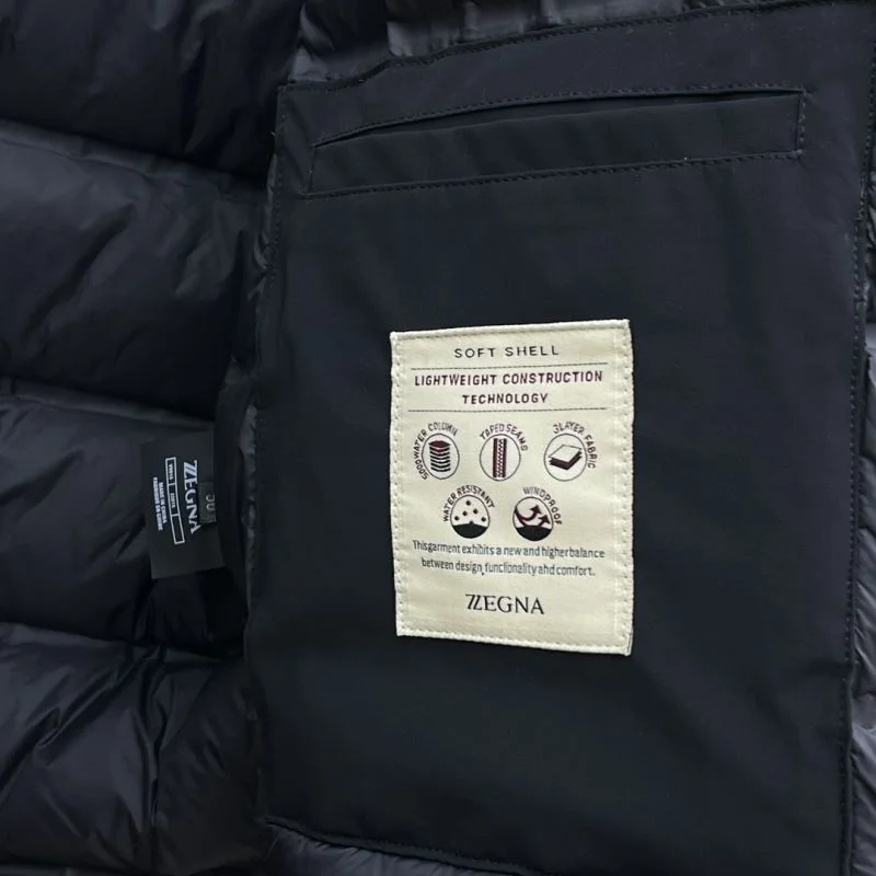 OdorResistant Zegna Down Jackets 164751