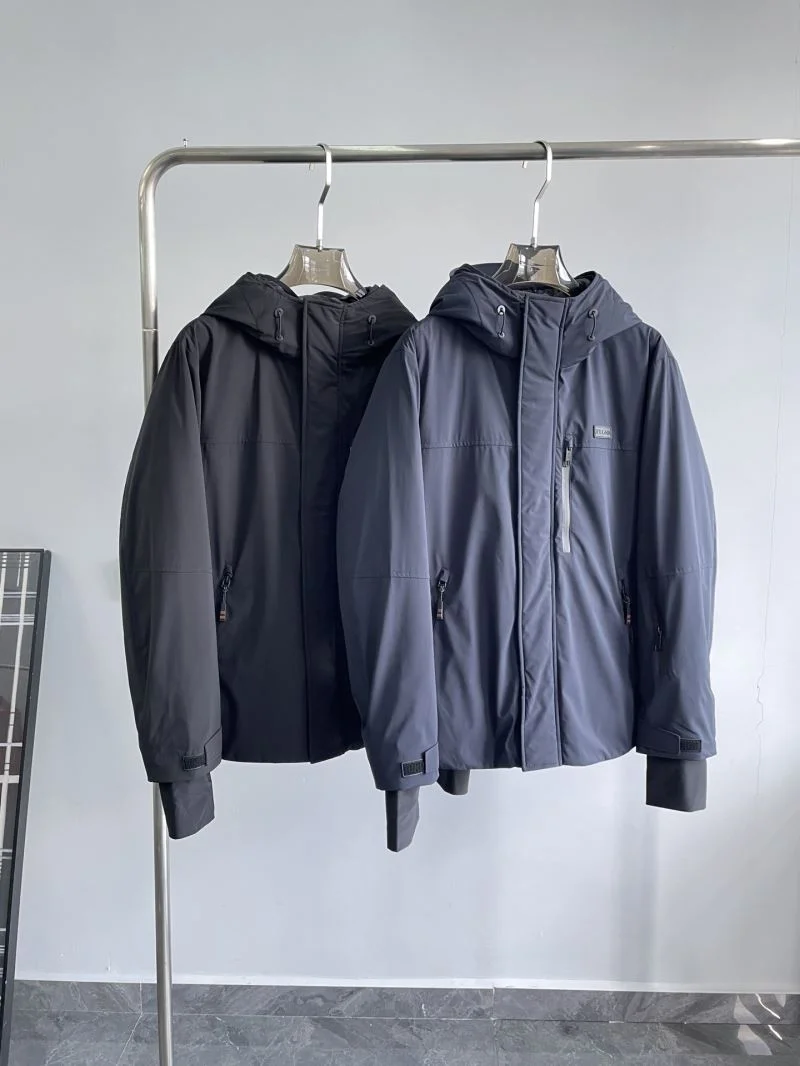 MoistureWicking Zegna Down Jackets 164728