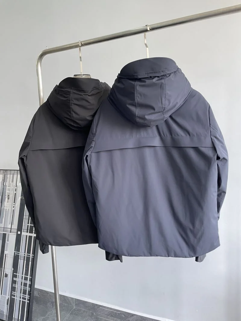 MoistureWicking Zegna Down Jackets 164728