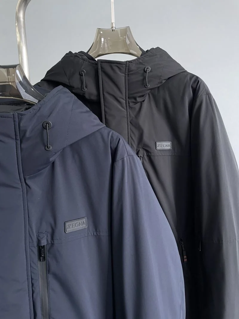 MoistureWicking Zegna Down Jackets 164728