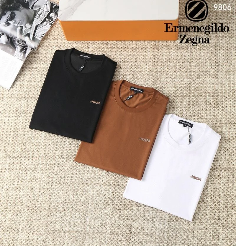 Zegna T-Shirts Breathable 164408